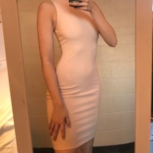 Guess by Marciano Light Pink Bodycon Midi Dress